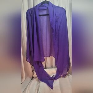 Elegant Purple Women's Shawl